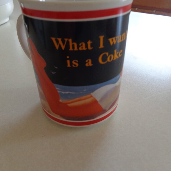 1987 VTG Coca Cola "Through the Years" 1950 Advertising Mug Cup - Picture 3 of 7